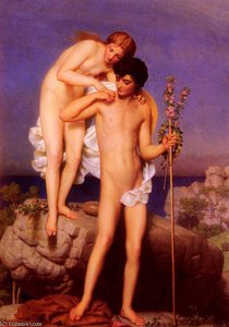 Daphnis Et Chloe Revenant De La Montagne — Charles Gabriel Gleyre