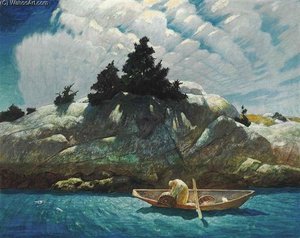 Chaussée De Sapins Noirs — N.c. Wyeth