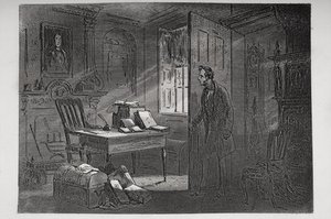 The Room With The Portrait, — Hablot Knight Browne
