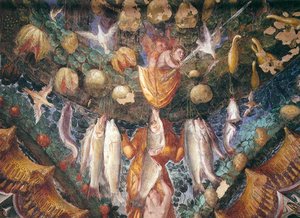 Festoon Decoration (detail) — Cristofano Gherardi