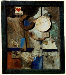 Merzbild Rossfett — Kurt Schwitters