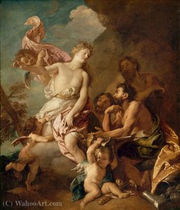 Venus Asks Vulcan To Forge Aeneas' Armour.