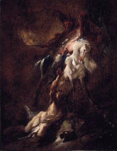 Saint Martin Partageant Son Manteau Avec Un Mendiant — Franz Anton Maulbertsch