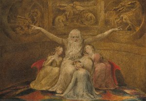 Job Et Ses Filles — William Blake