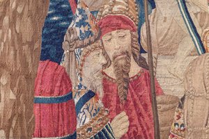 Detail Of The Tapestry “the Conquest Of Tangier” — Tournai Passchier Grenier