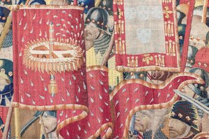 Detail Of The Tapestry “the Attack Of Asilah” — Tournai Passchier Grenier