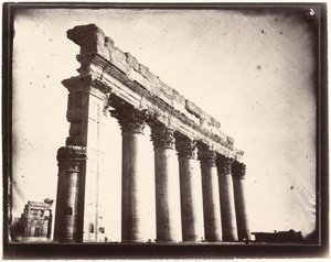 Temple Of Bel, Northwest Section Of The Courtyard Colonnade — Louis Vignes