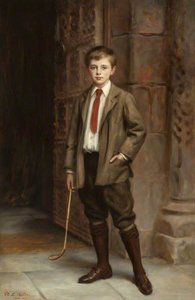 William John Montagu Watson Armstrong (1892–1972), 2nd Baron Armstrong Of Bamburgh And Cragside, As A Young Boy — Mary Lemon Waller