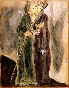 Moisés Y Aarón — Marc Chagall