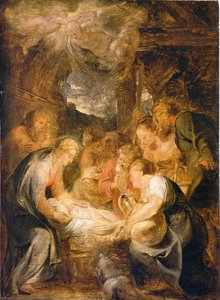 A Adoração Dos Pastores — Peter Paul Rubens