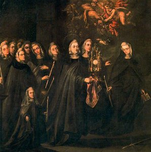 La Procesión De Santa Clara Con La Sagrada Forma — Juan De Valdés Leal