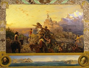 Westward The Course Of Empire Takes Its Way (mural Study, U.s. Capitol) — Emanuel Gottlieb Leutze