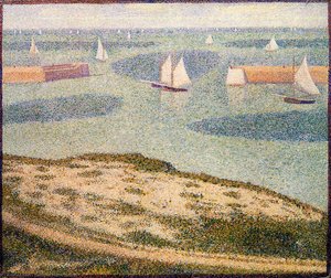 Port-en-bessin, Wejście Do Zewnętrznej Części Portu — Georges Pierre Seurat