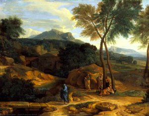 Paesaggio Con Conopion Che Trasporta Le Ceneri Di Phocione — Jean-françois Millet