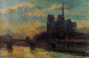 Notre-dame, Paris — Albert-charles Lebourg