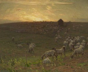 Sheepfold — Sir John Alfred Arnesby Brown