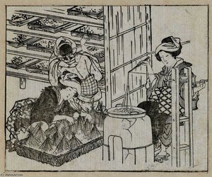 Silk Worm Culture — Katsushika Hokusai