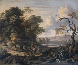 Landscape With Donkey Rider — Jan Jansz Wijnants
