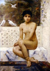 Ready For The Bath — Edwin Longsden Long