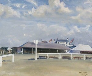 Étude D'un Paddock À Epsom — Sir Alfred James Munnings