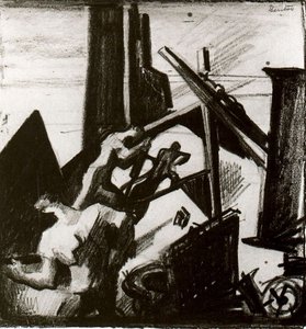 Study For ''excavation'' — Thomas Hart Benton