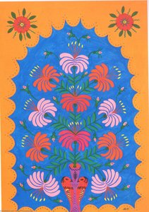 My Flowers To Those Who Love Peace — Maria Primachenko