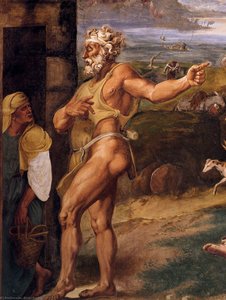 The Old Woman And Vulcan — Giulio Romano