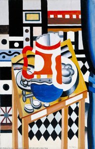 Naturaleza Muerta Con Una Jarra De Cerveza — Fernand Léger