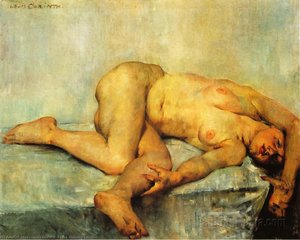 Nudo Femminile Sdraiato — Lovis Corinth