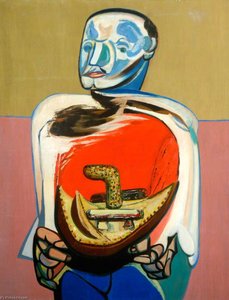 Man With A Donkey Saddle — Robert Colquhoun