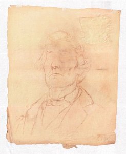 Unfinished Male Portrait — Theodore Clement Steele