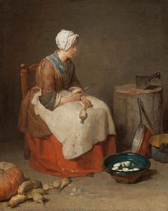 The Kitchen Maid — Jean-baptiste-siméon Chardin