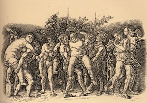 Bacchanal With Silenus — Andrea Mantegna