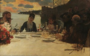 Lunch At Posillipo — ჯუზეპე დე ნიტისი