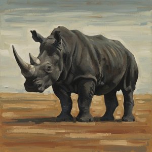 Monolito Della Piana Silenziosa: Uno Studio Astratto In Grigio E Ocra