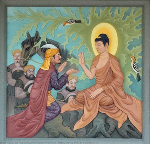 Sitting On The Road To Save His Clan — Fo Guang Shan Buddha Museum