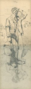 Preparatory Study For 'stonepickers' — Sir George Clausen