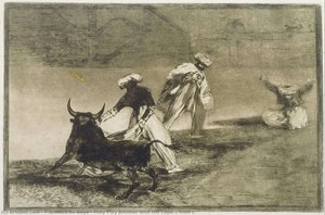 Sie Spielen Noch Einen Mit Dem Umhang... Aus L — Francisco José De Goya Y Lucientes