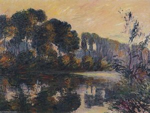 By The Eure River — Gustave Loiseau