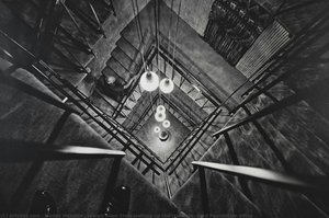 Joseph Allen Stein Walking Up The Staircase, Ford Foundation Office — Madan Mahatta