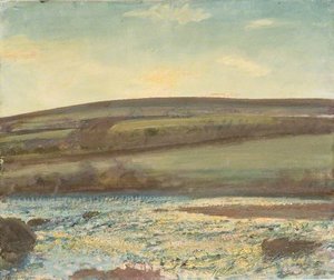 Guado Di Brightworthy, Withypool, Exmoor, Sera — Sir Alfred James Munnings