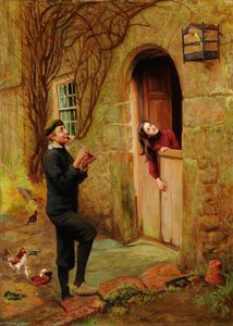 Boy With A Tin Whistle Imitating A Bird In A Cage — John Saint Helier Lander