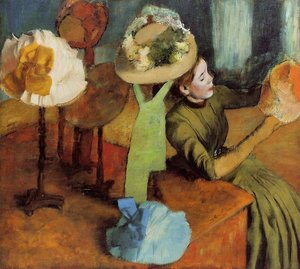Il Negozio Di Cappelli — Hilaire-germain-edgar Degas