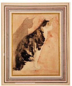 Sketch Of A Seated Cat — Gwen John