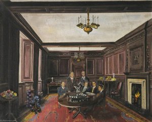 The Old Bursary With Figures — Cyril Norman Hinshelwood