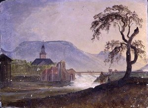 Vue De Kongsberg — Peder Balke