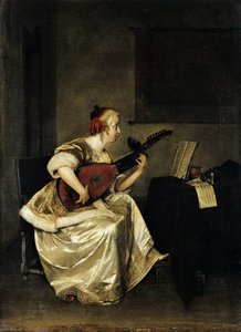 Loutník — Gerard Ter Borch
