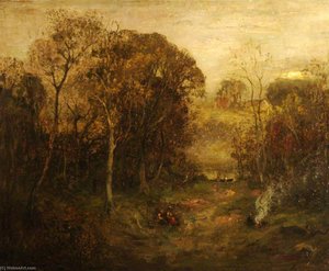 Wooded Landscape, Kirkcudbright — William Mouncey