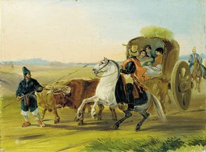 The Cart — Johann Moritz Rugendas
