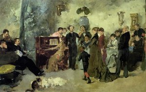 O Serão — Columbano Bordalo Pinheiro